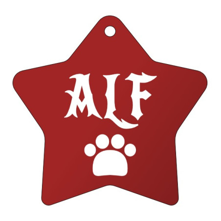 Eloxovaná psí známka s rytinou dle vlastního návrhu, který si sami vytvoříte na eshopu www.petway.cz