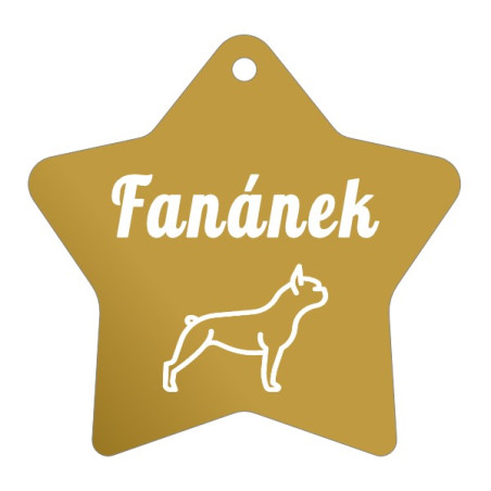 ID psí známka se jménem, telefonem, adresou i grafikou dle vlastního návrhu, který si sami vytvoříte na eshopu www.petway.cz