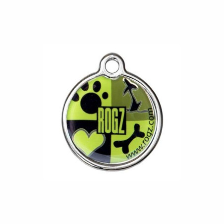 Malá zelená známka pro psa Rogz - Lime Juice