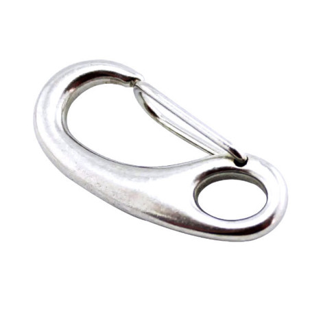 Nerezová karabinka na psí obojek