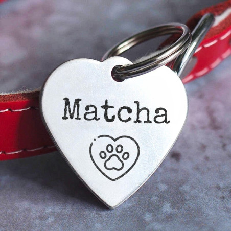 Originální nerezová psí známka s gravírováním vlastního návrhu