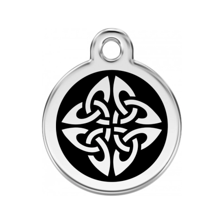 Psí známky Red Dingo tribal 20 mm pro nejmenší psy