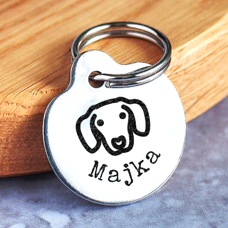 Psí známky podle vlastního návrhu